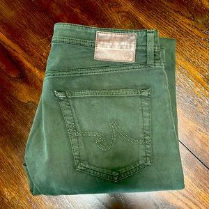 Mens 34x34 Green Tailored Leg AG pants. (The Graduate)